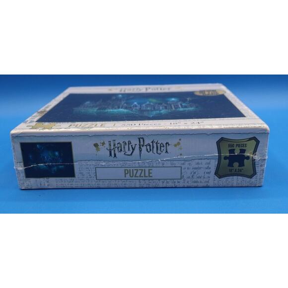 Harry Potter Glow In The Dark Hogwarts 18 x 24 Jigsaw Puzzle 550 Piece Brand New - Picture 5 of 6